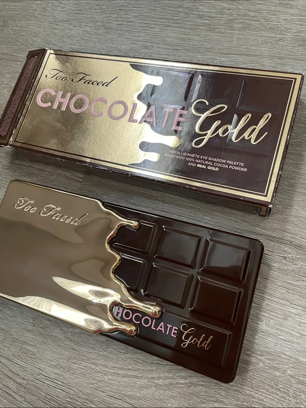 NIB Too Faced Chocolate Gold palette